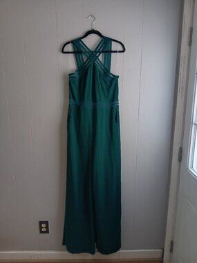 Fashion Nove Green Halter formal Jumpsuit Size XL New w tags